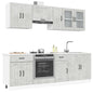 8 peças armário de cozinha conjunto Lucca cinzento cimento