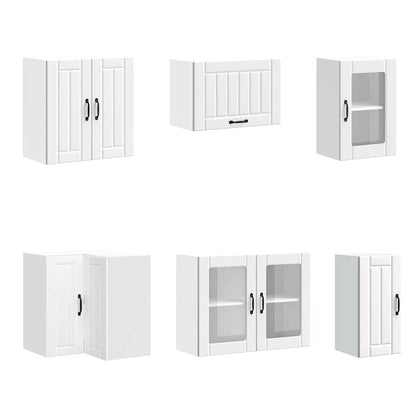 11 peças armário de cozinha conjunto Lucca branco