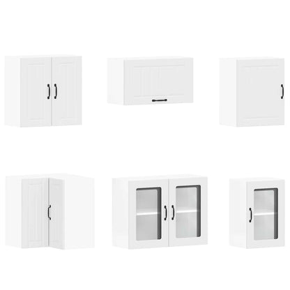 11 peças armário de cozinha conjunto Lucca branco