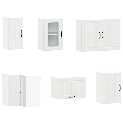 11 peças armário de cozinha conjunto Lucca branco