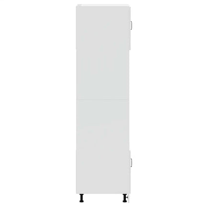 Armários forno 2 pcs Lucca derivados de madeira branco