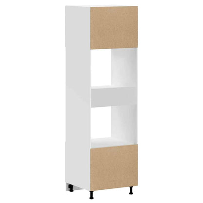 Armários forno 2 pcs Lucca derivados de madeira branco