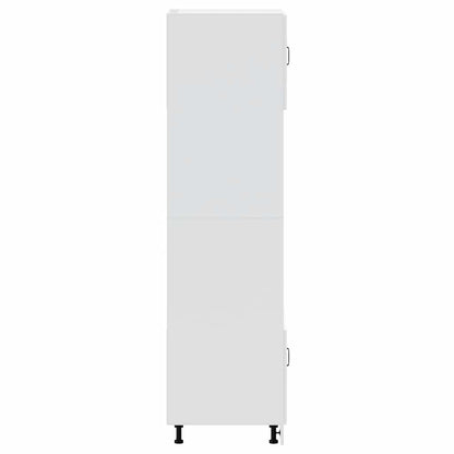 Armários forno 2 pcs Lucca derivados de madeira branco