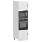 Armários forno 2 pcs Lucca derivados de madeira branco