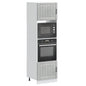 Armários forno 2pcs Lucca derivados madeira cinzento cimento