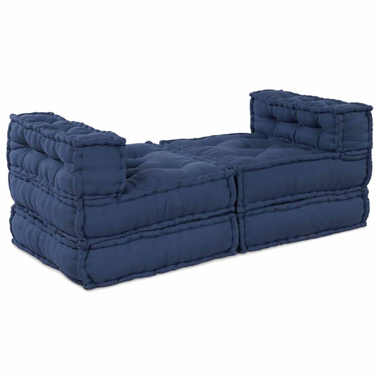 Sofá Modular Manual 4 pcs Índigo 70 x 70 x 56 cm tecido