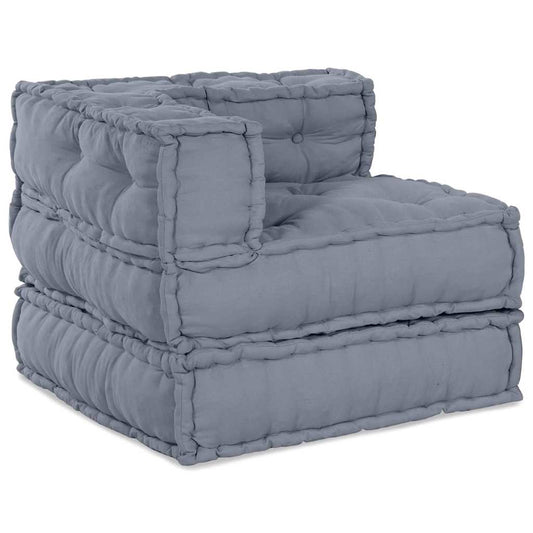 Sofá Modular Manual 4 pcs Cinzeto 70 x 70 x 56 cm tecido