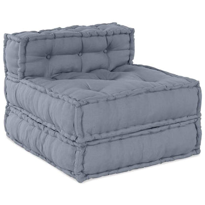 Sofá Modular Manual 4 pcs Cinzeto 70 x 70 x 56 cm tecido