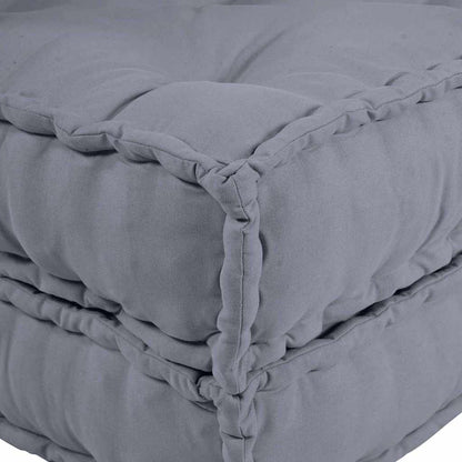 Sofá Modular Manual 2 pcs Cinzeto 70 x 70 x 36 cm tecido