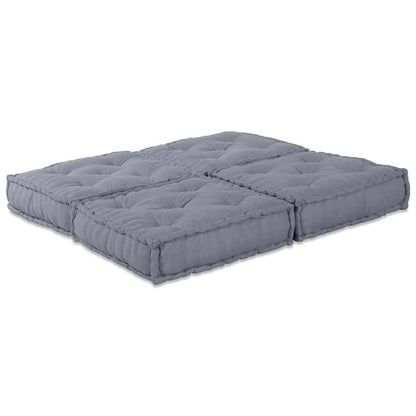 Sofá Modular Manual 2 pcs Cinzeto 70 x 70 x 36 cm tecido