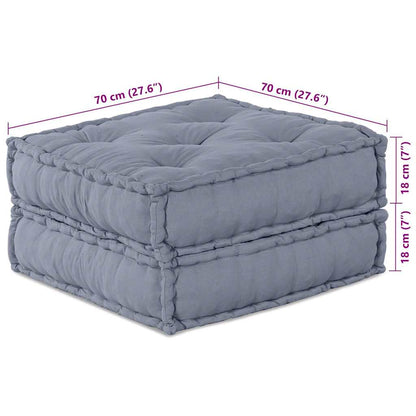 Sofá Modular Manual 2 pcs Cinzeto 70 x 70 x 36 cm tecido