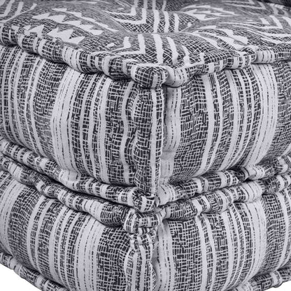 Sofá Modular Riscas 2 pcs Cinzento-claro 70 x 70 x 36 cm tecido