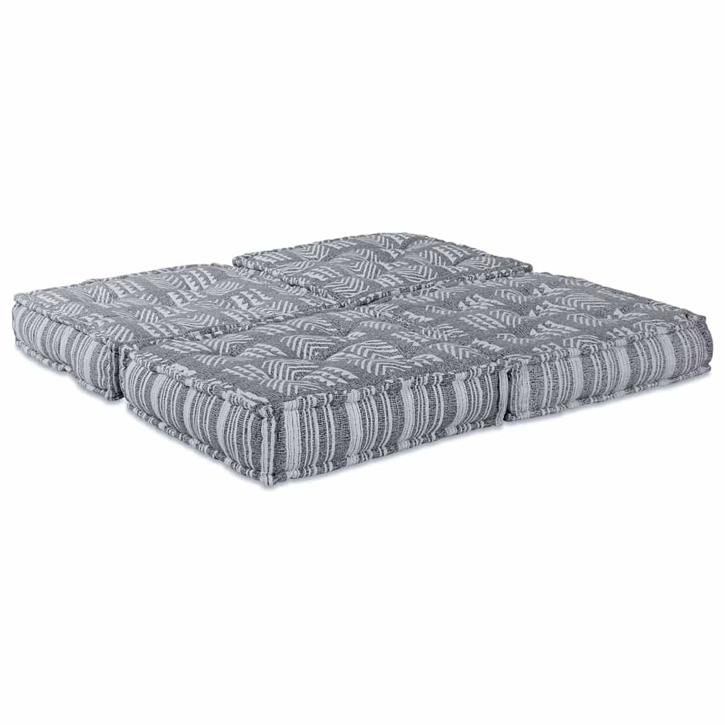 Sofá Modular Riscas 2 pcs Cinzento-claro 70 x 70 x 36 cm tecido