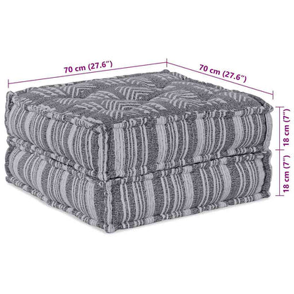 Sofá Modular Riscas 2 pcs Cinzento-claro 70 x 70 x 36 cm tecido