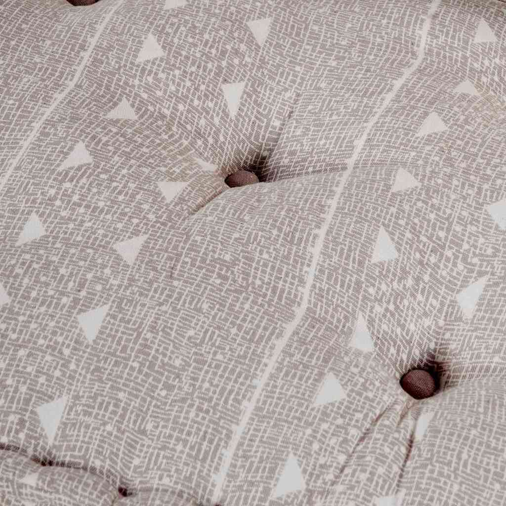 Sofá Modular 2 pcs Marrom Claro 140 x 70 x 36 cm tecido