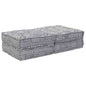 Sofá Modular Manual 2 pcs Cinzento-claro 70 x 70 x 36 cm tecido