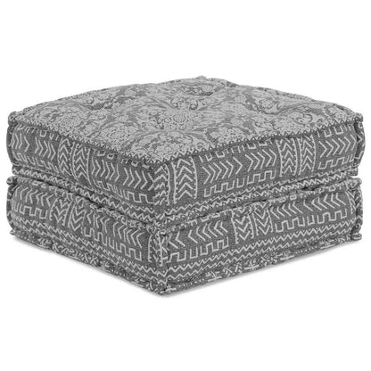 Sofá Modular Manual 2 pcs Cinzento-claro 70 x 70 x 36 cm tecido