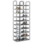 Sapateiras 2 peças de 10 níveis 33x33x174 cm Tecido não tecido