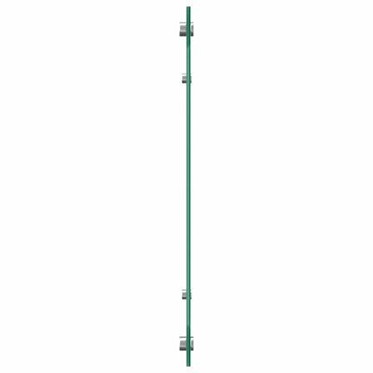 Painéis anti-salpicos de cozinha 2 pcs vidro temperado branco