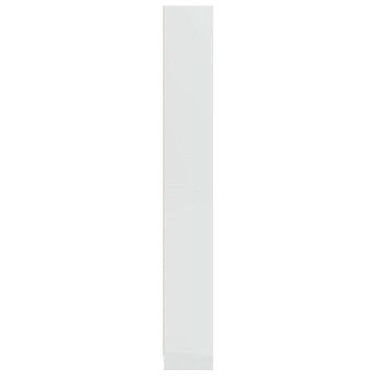Estante 40x24x176 cm derivados de madeira branco brilhante