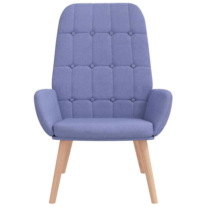 Cadeira de descanso tecido azul ganga