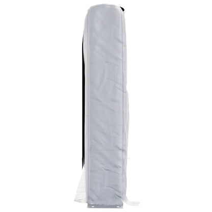 Rack de lenha com tampa de chuva 250x25x150 cm aço galvanizado