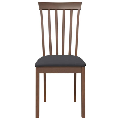 Cadeiras de jantar com almofadões 2 pcs madeira maciça castanho