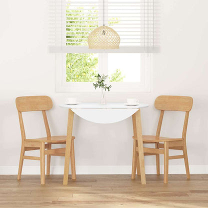 Cadeiras de jantar 2 pcs madeira de seringueira maciça
