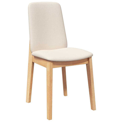 Cadeiras de jantar com almofadões 2 pcs madeira maciça