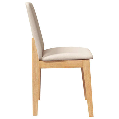 Cadeiras de jantar com almofadões 2 pcs madeira maciça