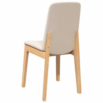 Cadeiras de jantar com almofadões 2 pcs madeira maciça