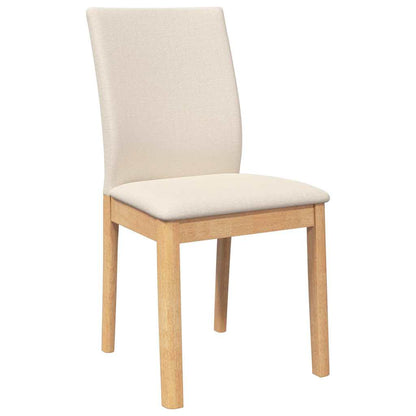 Cadeiras de jantar com almofadões 2 pcs madeira maciça