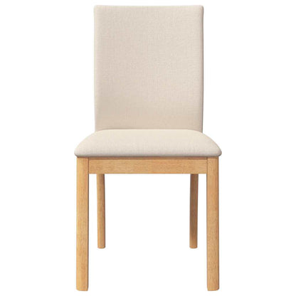 Cadeiras de jantar com almofadões 2 pcs madeira maciça