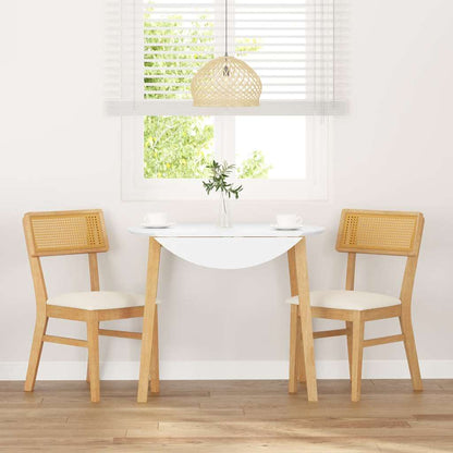 Cadeiras de jantar com almofadões 2 pcs madeira maciça