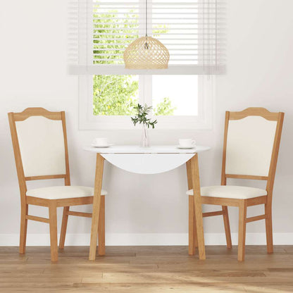 Cadeiras de jantar com almofadões 2 pcs madeira maciça