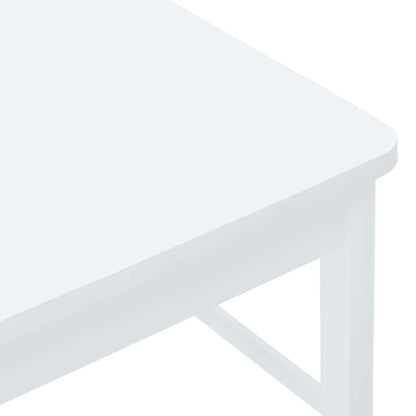 Cadeiras de jantar 2 pcs madeira de seringueira maciça branco