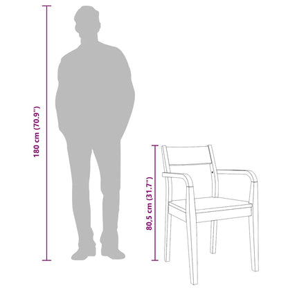 Cadeiras de jantar 2 pcs madeira de seringueira maciça branco