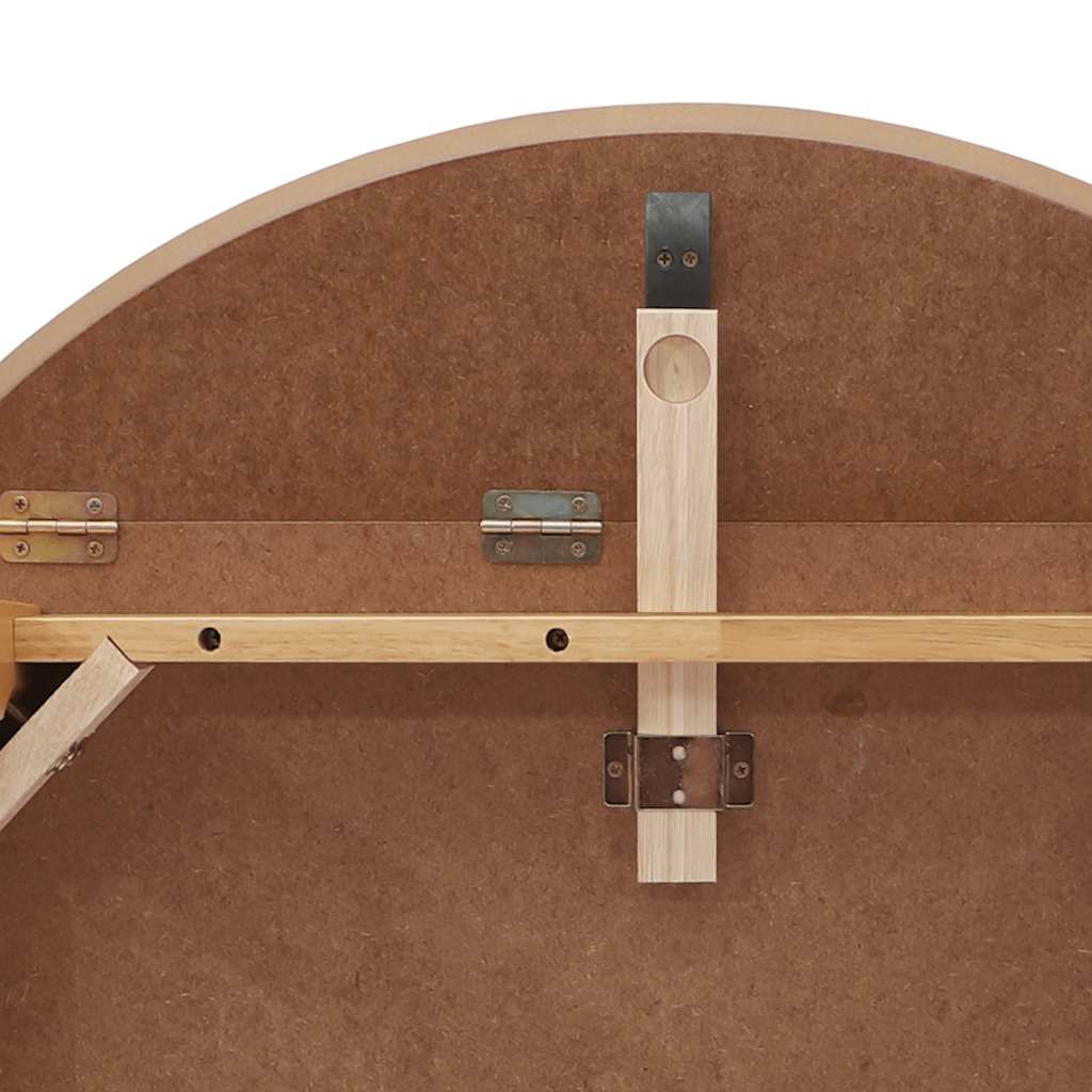 Mesa de jantar madeira seringueira maciça Natural