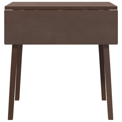 Mesa de jantar madeira seringueira maciça castanho