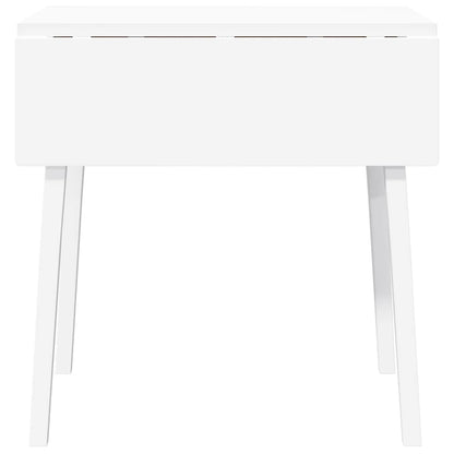 Mesa de jantar madeira seringueira maciça branco