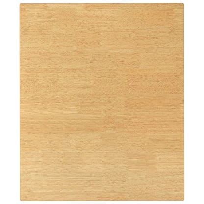 Mesa de jantar madeira seringueira maciça Natural