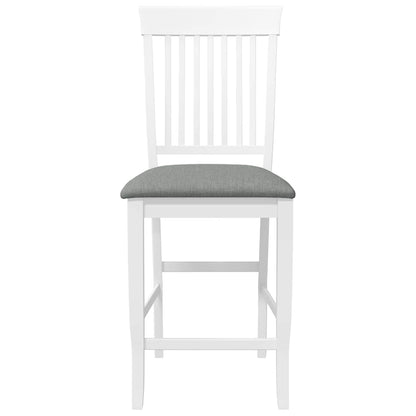 Bancos de bar com almofadões 2pcs madeira de seringueira maciça
