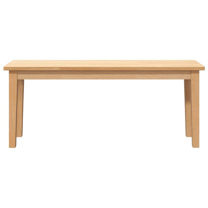 Banco 110 cm madeira seringueira maciça