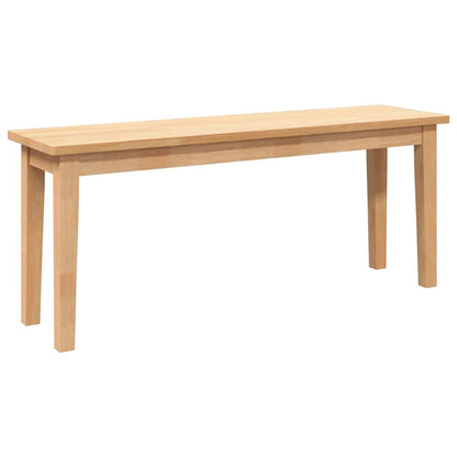 Banco 110 cm madeira seringueira maciça
