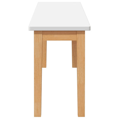 Banco 110 cm madeira seringueira maciça