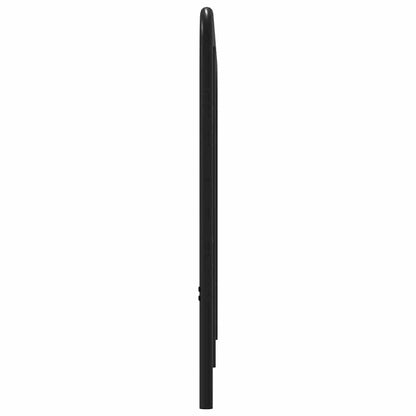 Cabeceira de cama 190 cm derivados madeira/aço carvalho fumado