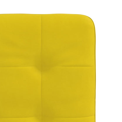 Cadeiras de jantar 4 pcs veludo amarelo