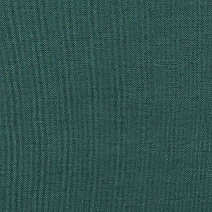 Cadeiras de jantar 4 pcs tecido verde escuro