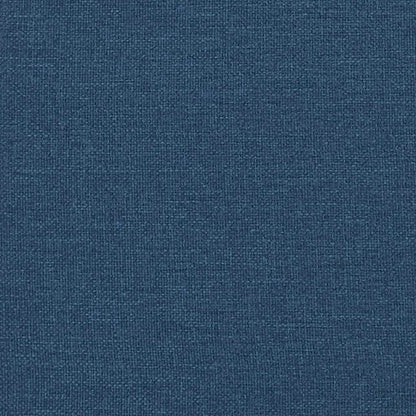 Cadeiras de jantar 4 pcs tecido azul