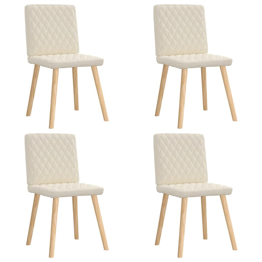 Cadeiras de jantar 4 pcs linho